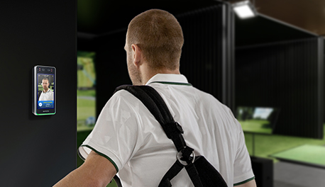 CLUe enhances the security-level using Facial Authentication for entry, such as a screen golf facility