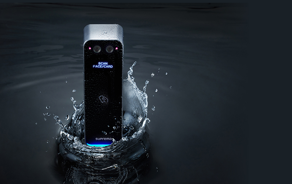 BioEntry W3 showcasing superior waterproof and durability